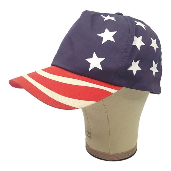 Cobra Star Spangled Banner Flag Cap Snapback Cap Trucker Baseball Hat - Picture 2 of 13